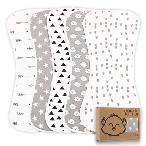 organic burp cloths